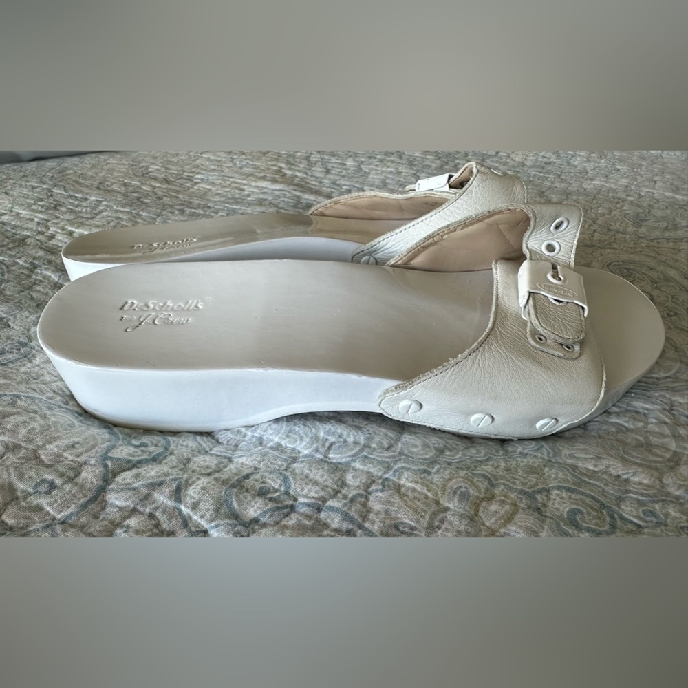 RARE J.Crew x Dr. Scholl’s  Vintage Style Original Slip On Sandals - Picture 10 of 13